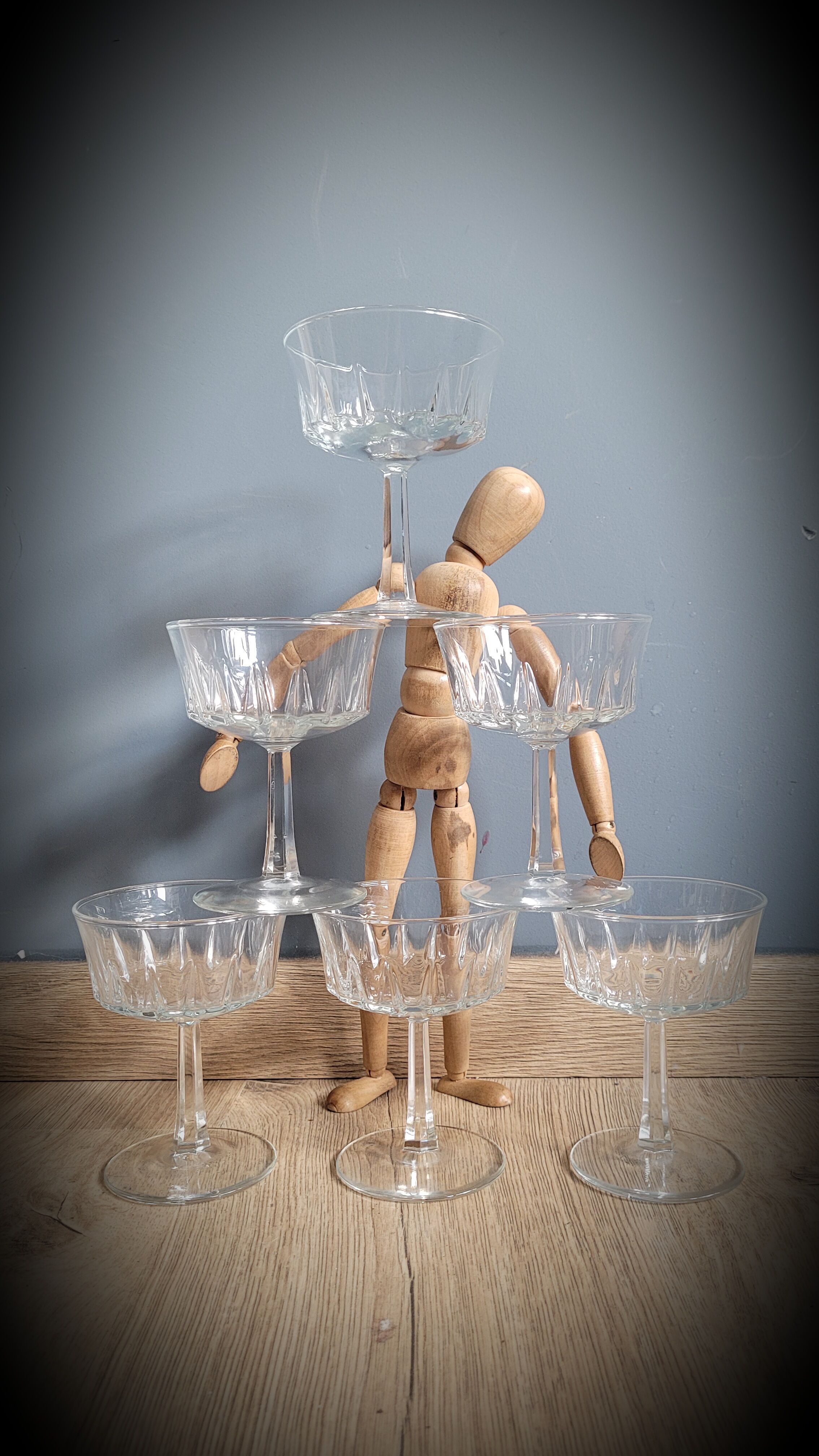 Set 6 glasses champagne