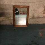 Rectangular wooden mirror Belgium, 1960:1970