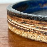 Mid-century modern Danish studio pottery bowl by Tue Poulsen for Tue Keramik, 1960s.