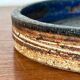 Mid-century modern Danish studio pottery bowl by Tue Poulsen for Tue Keramik, 1960s.