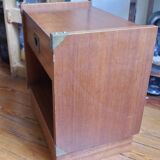Table de chevet marine de bateau vintage 70's
