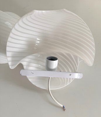 Murano glass mushroom wall lamp from the 70s