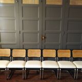 6 chairs cesca Marcel Breuer 1970
