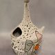 Fat lava jug abstract decoration Marius Bessone Vallauris - Mid-century 60