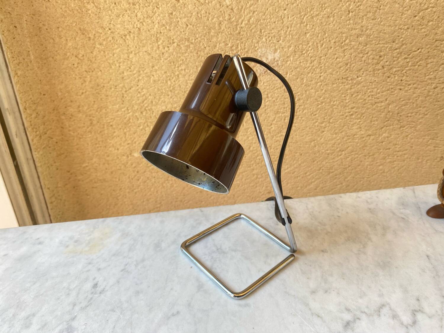 Bedside lamp mini spot vintage 70 original Prisunic pop Age