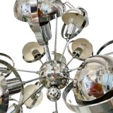 Goffredo Reggiani Orbit Space Age Chandelier, Italy 1960
