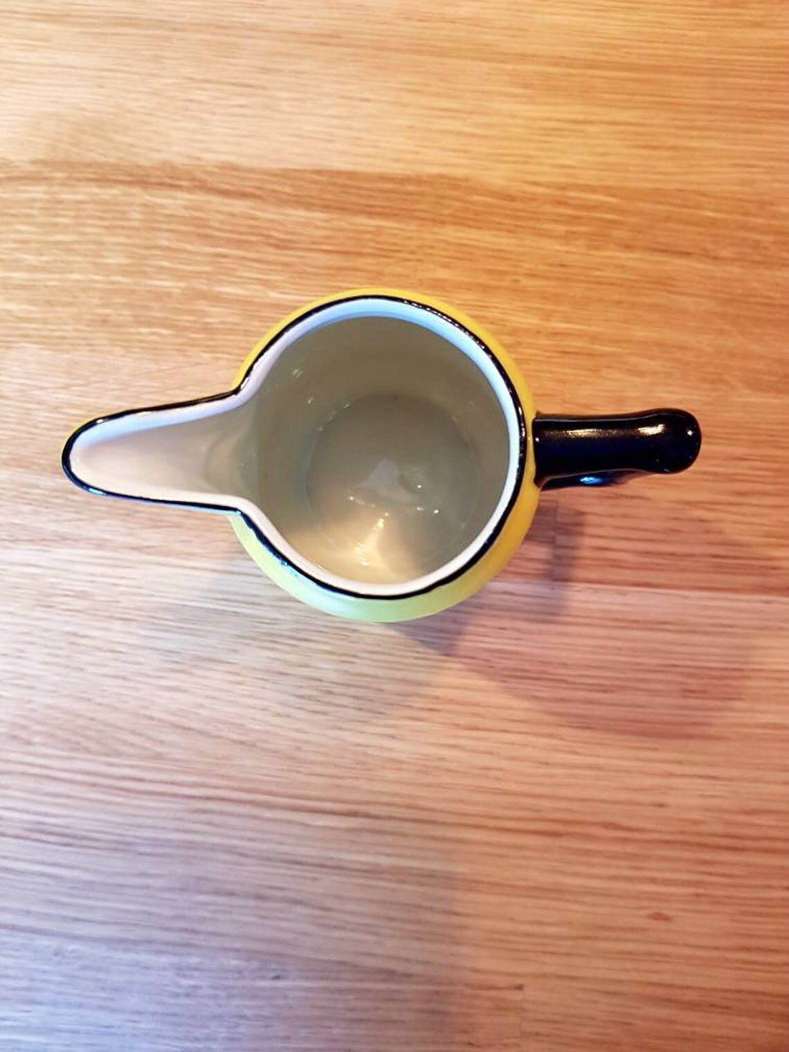 Milk and sugar pot in earthenware