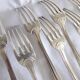 Orbrille JB silver metal cutlery set 37 pieces