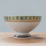 Kaiser "Theben" set of 2 porcelain vases, Egyptian motif.