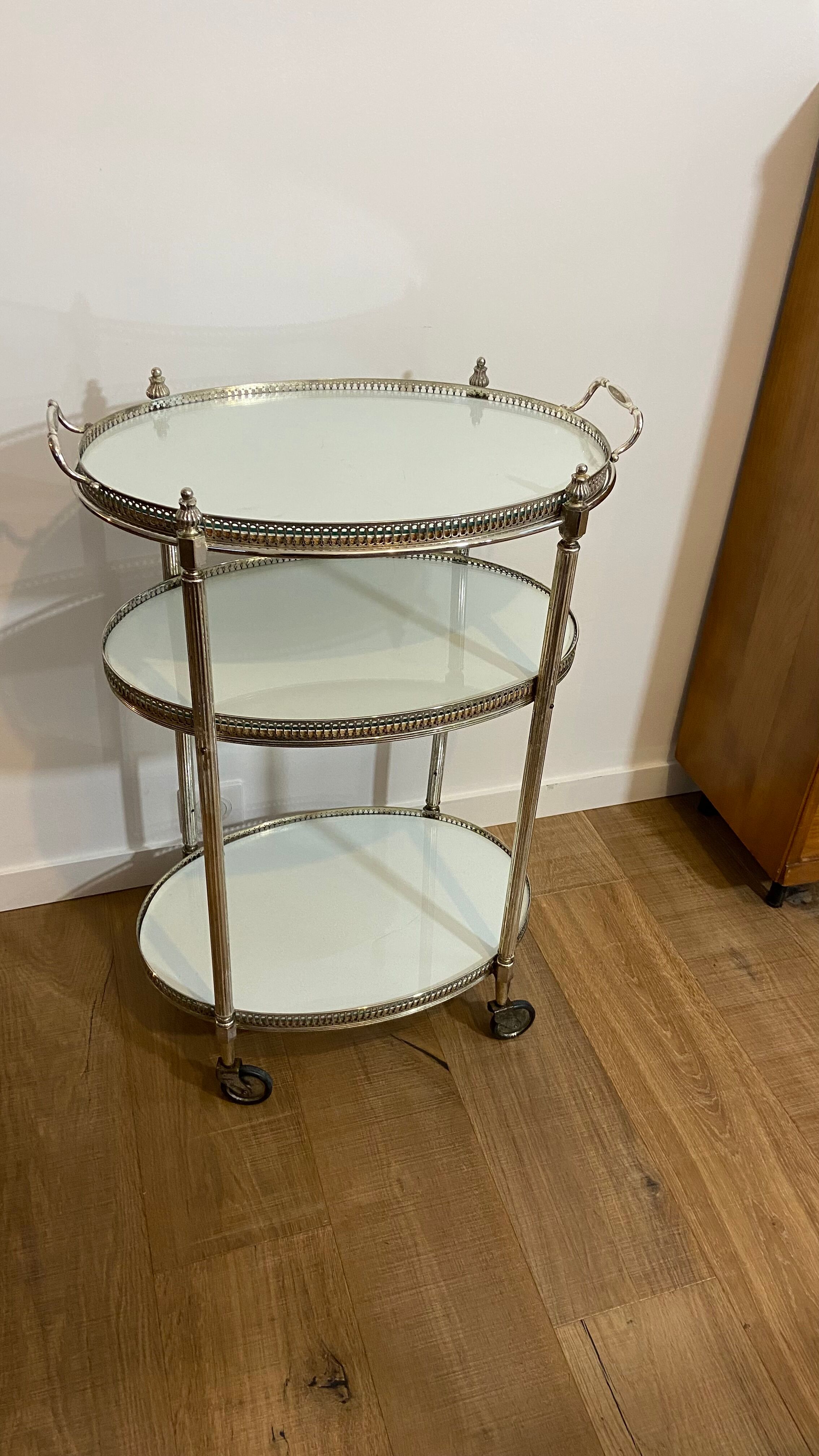 Oval roller serving table 1960/70