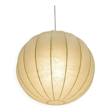 Lampe à pendentif vintage en cocon par Goldkant Leuchten, années 1960.