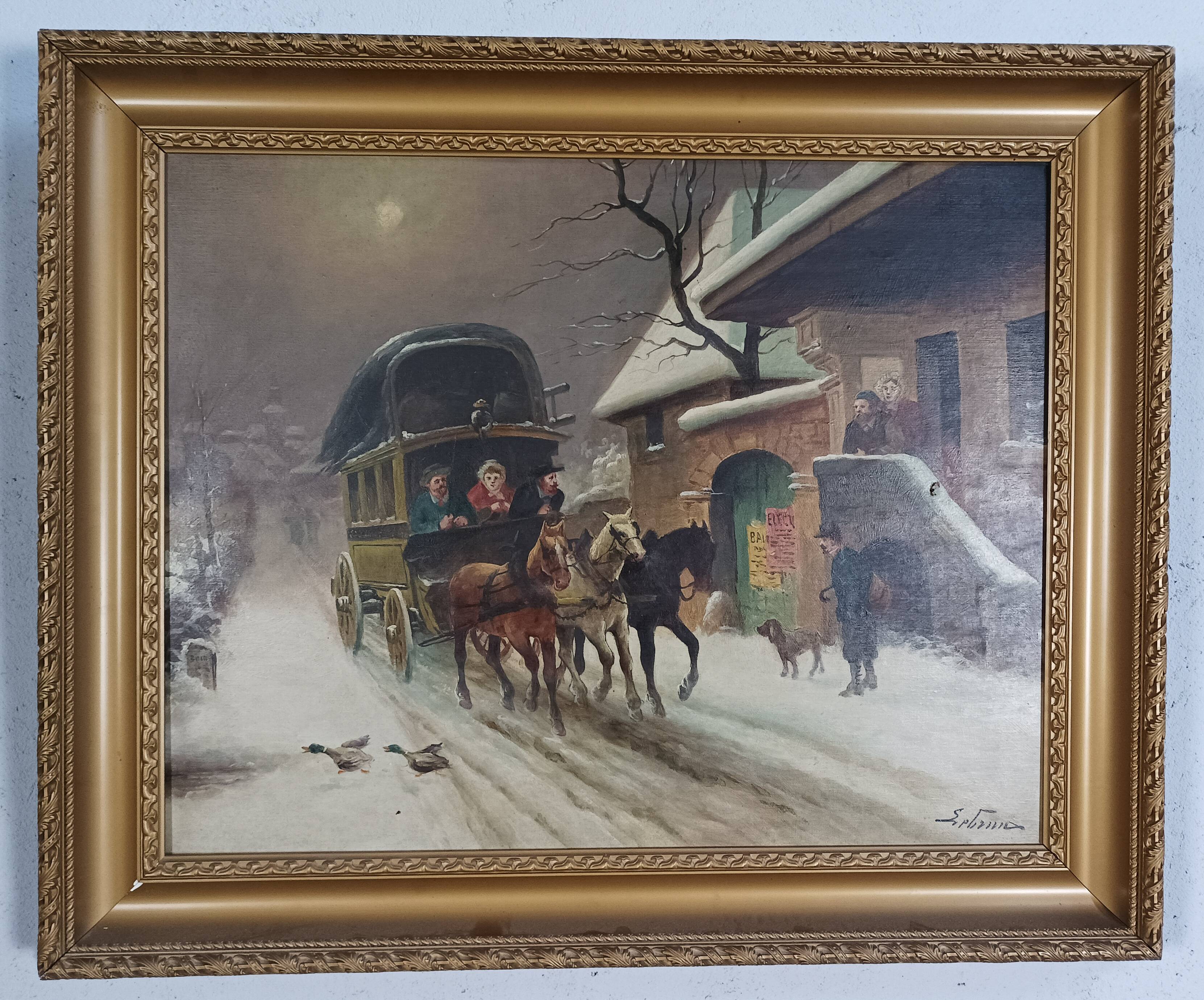 Oil on canvas by Lebrun