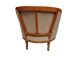 Louis XVI style bergère armchair – carved wood – beige fabric – pi