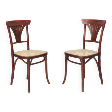 Pair Thonet chairs #221 around 1900, vintage, antique