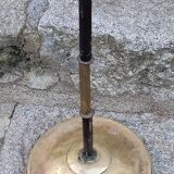 1950s floor lamp in brass with double gold and bronze patina