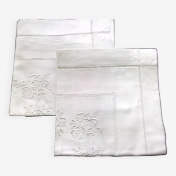 Old pairs of cotton pillowcases 76.5 x 78.5 cm