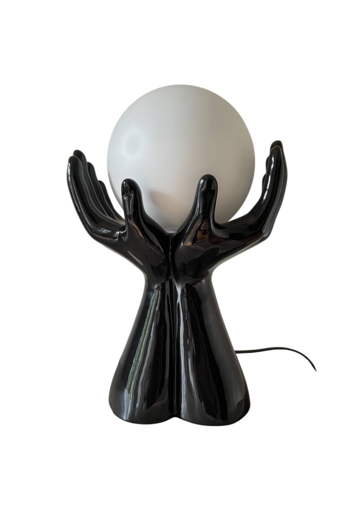 Handmade ceramic lamp, 1970