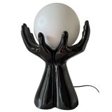 Handmade ceramic lamp, 1970