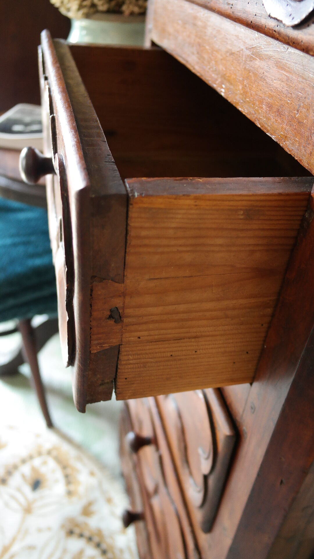 Artisanal walnut dresser late nineteenth early twentieth century