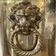 Antique brass umbrella stand