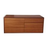Italian drawer sideboard in solid wood 1960