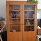 Ancienne armoire vitrine écolière