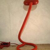 Orange flexible articulated lamp