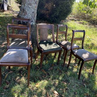 5 chairs