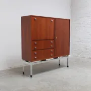 Belgian modernist bar cabinet by Werner Wölfers for V-Form, 1965