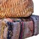 Pair of Moroccan poufs