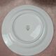 Set of 6 porcelain plates Tognana – antique rose pattern & gold rim