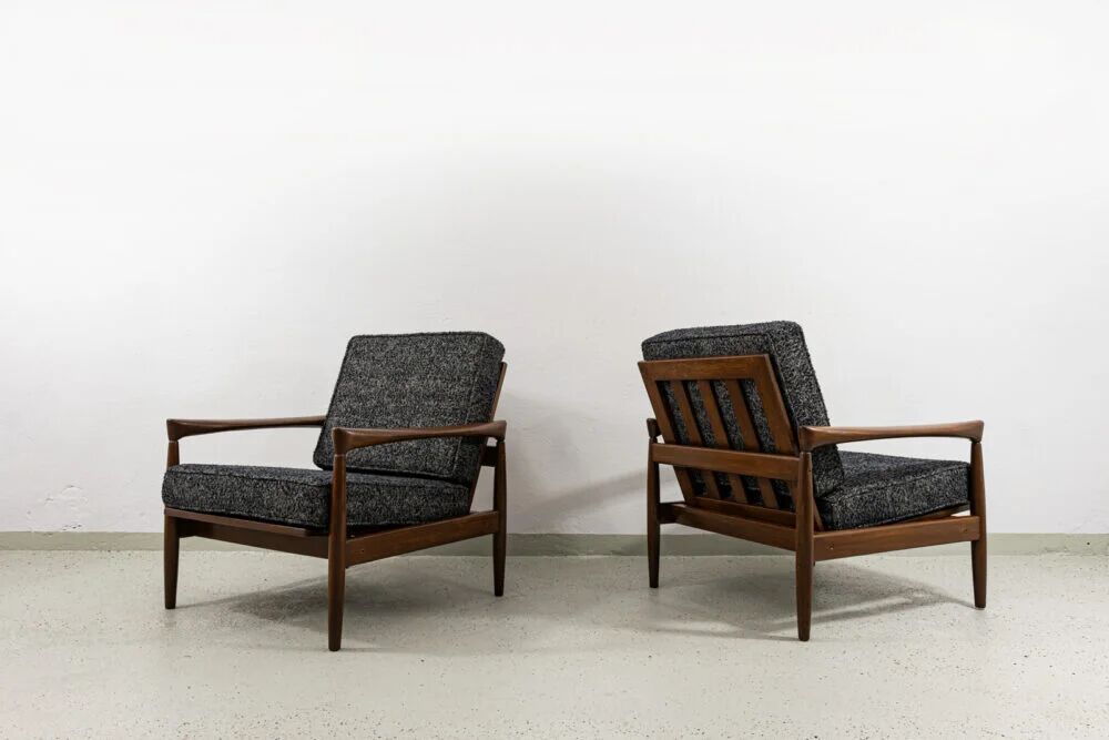 Vintage IKEA "Kolding" armchair by Erik Wørts for IKEA, 1960, pair of 2