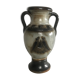 Amphora vase in sandstone signed Guérin