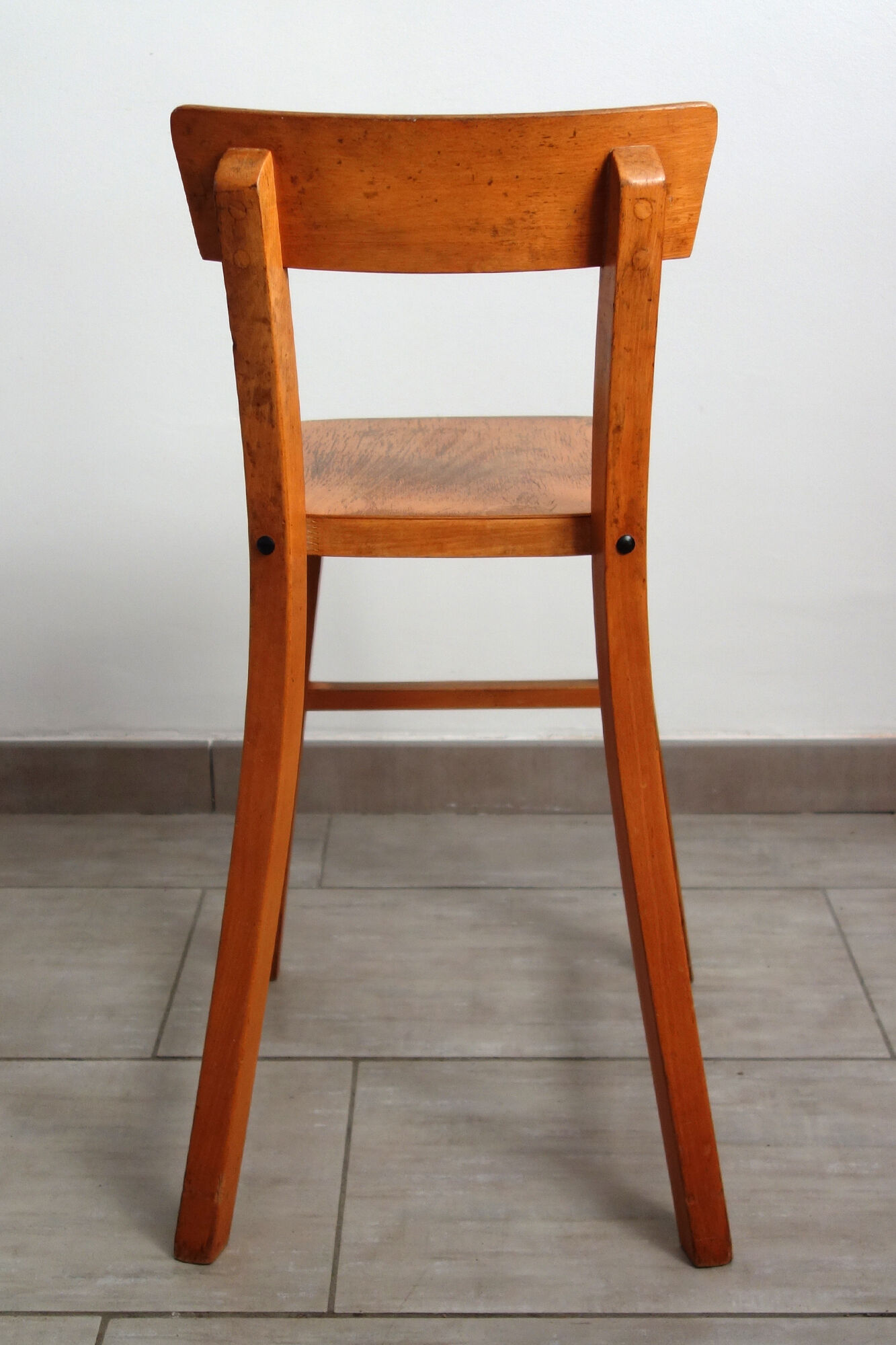 Children's wooden high chair