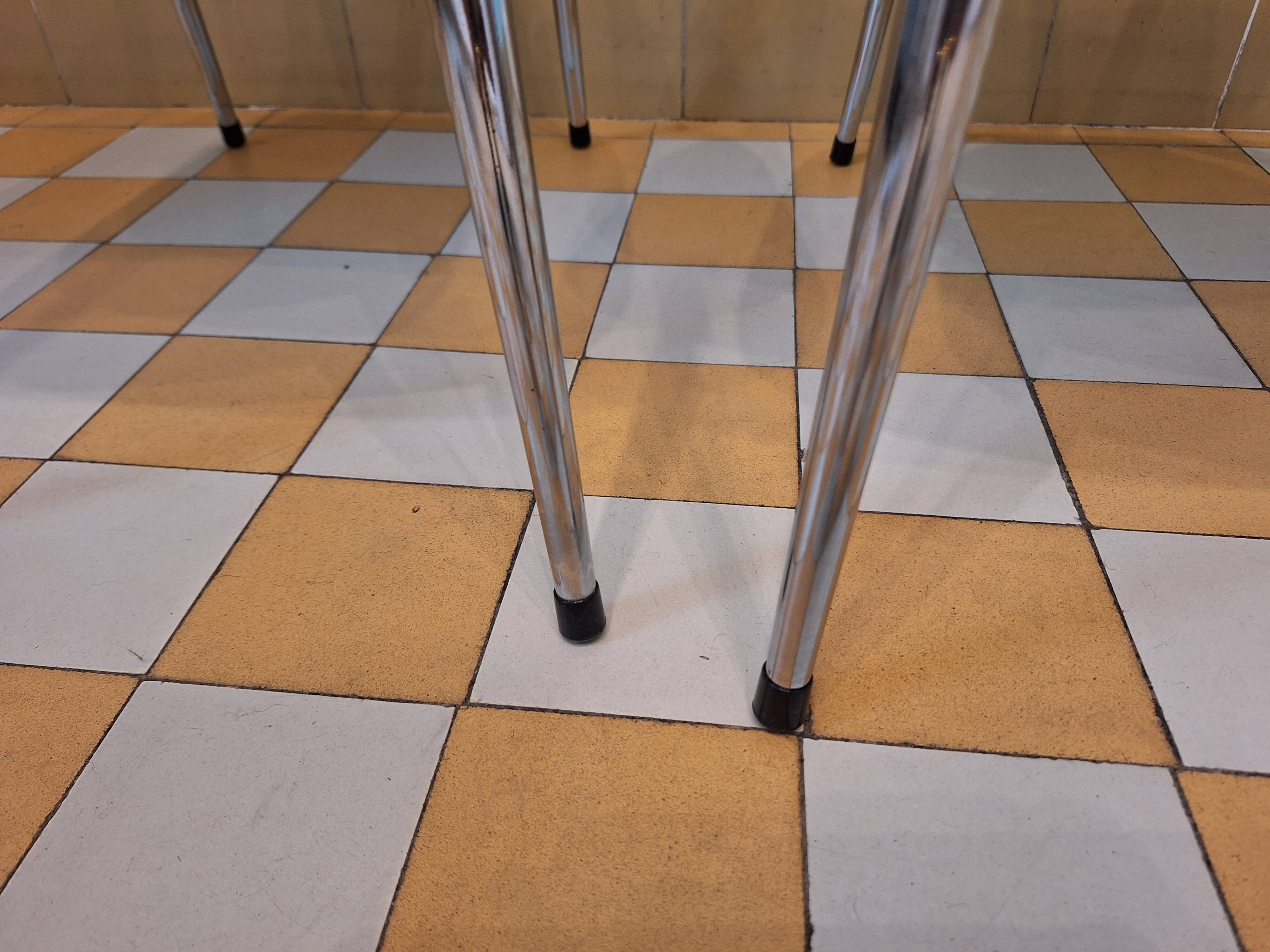 Chrome Formica chairs