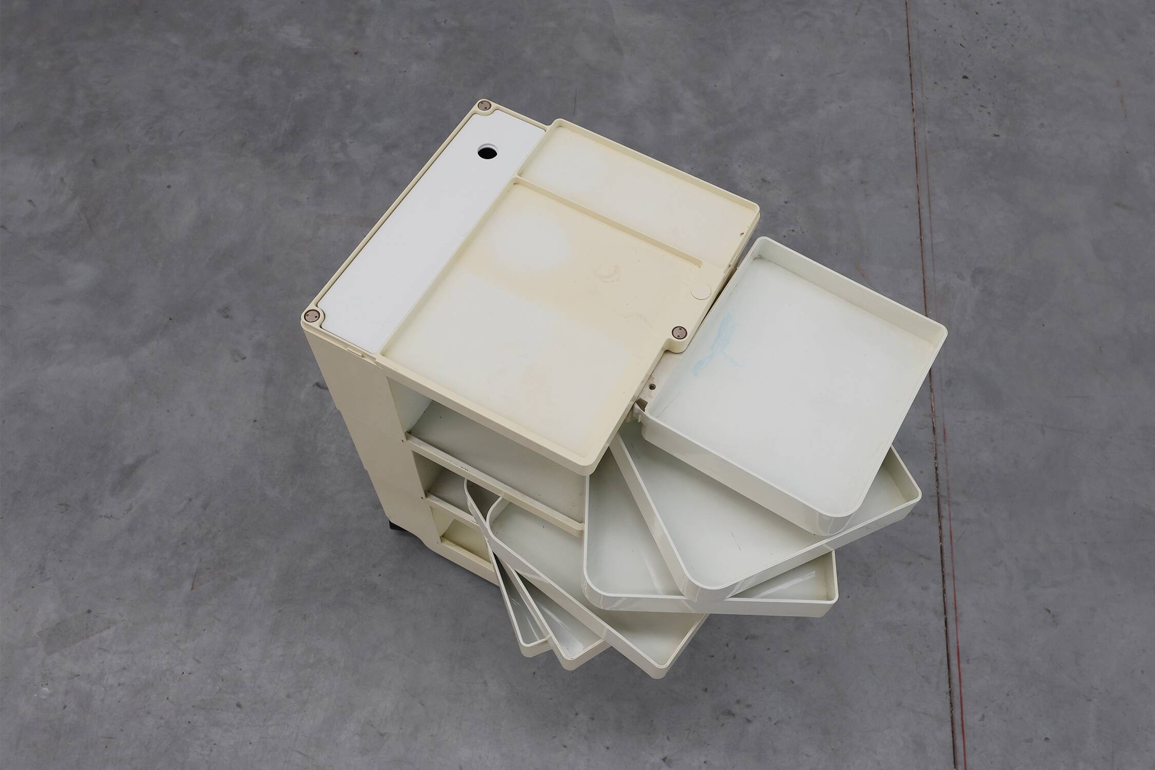 Iconic Modular Boby Trolley by Joe Colombo, Italy, 1970s