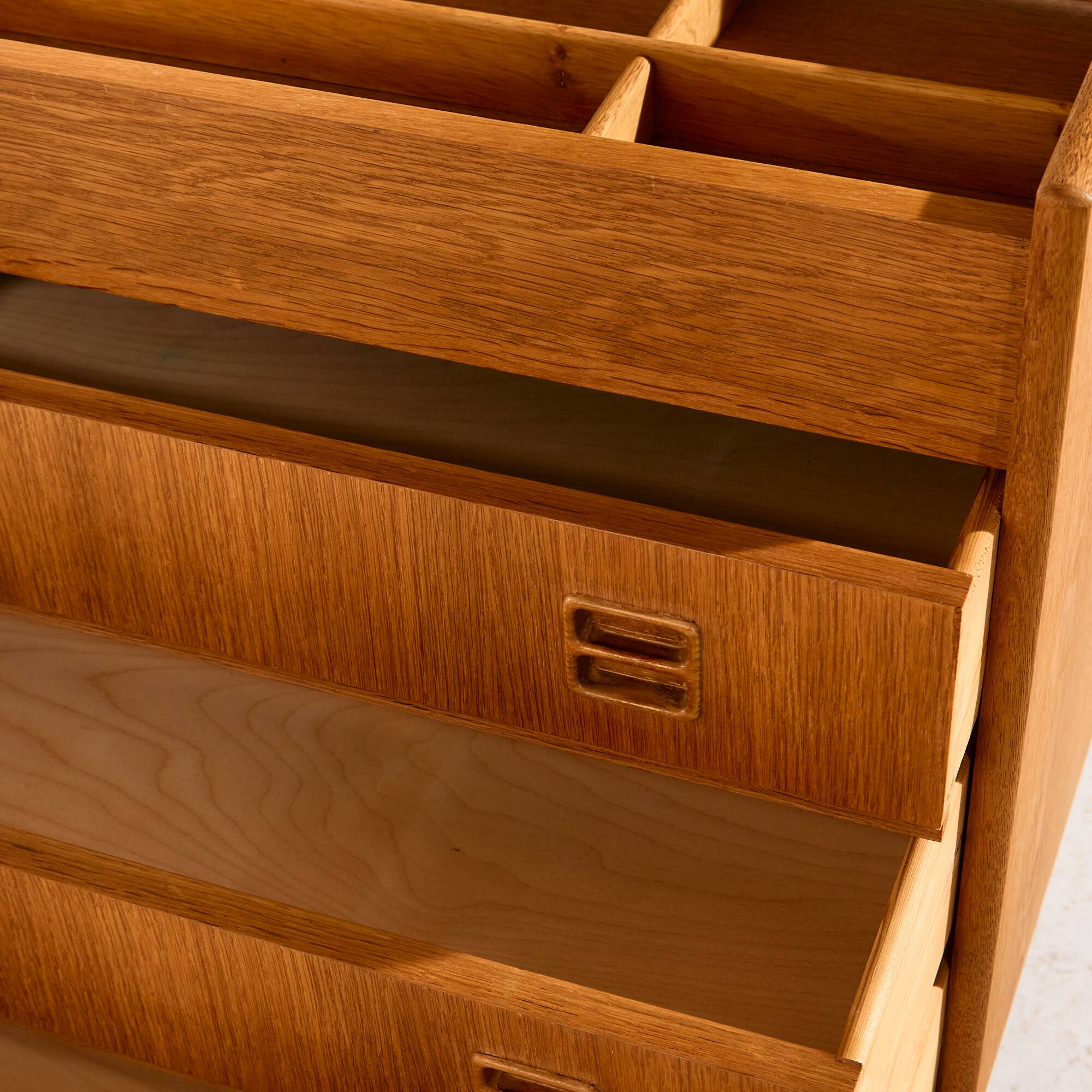 Restored oak dressing table
