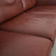 Brown leather sofa, Danish design, 1960s, production: Denmark