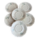 Set of 6 Limoges porcelain plates