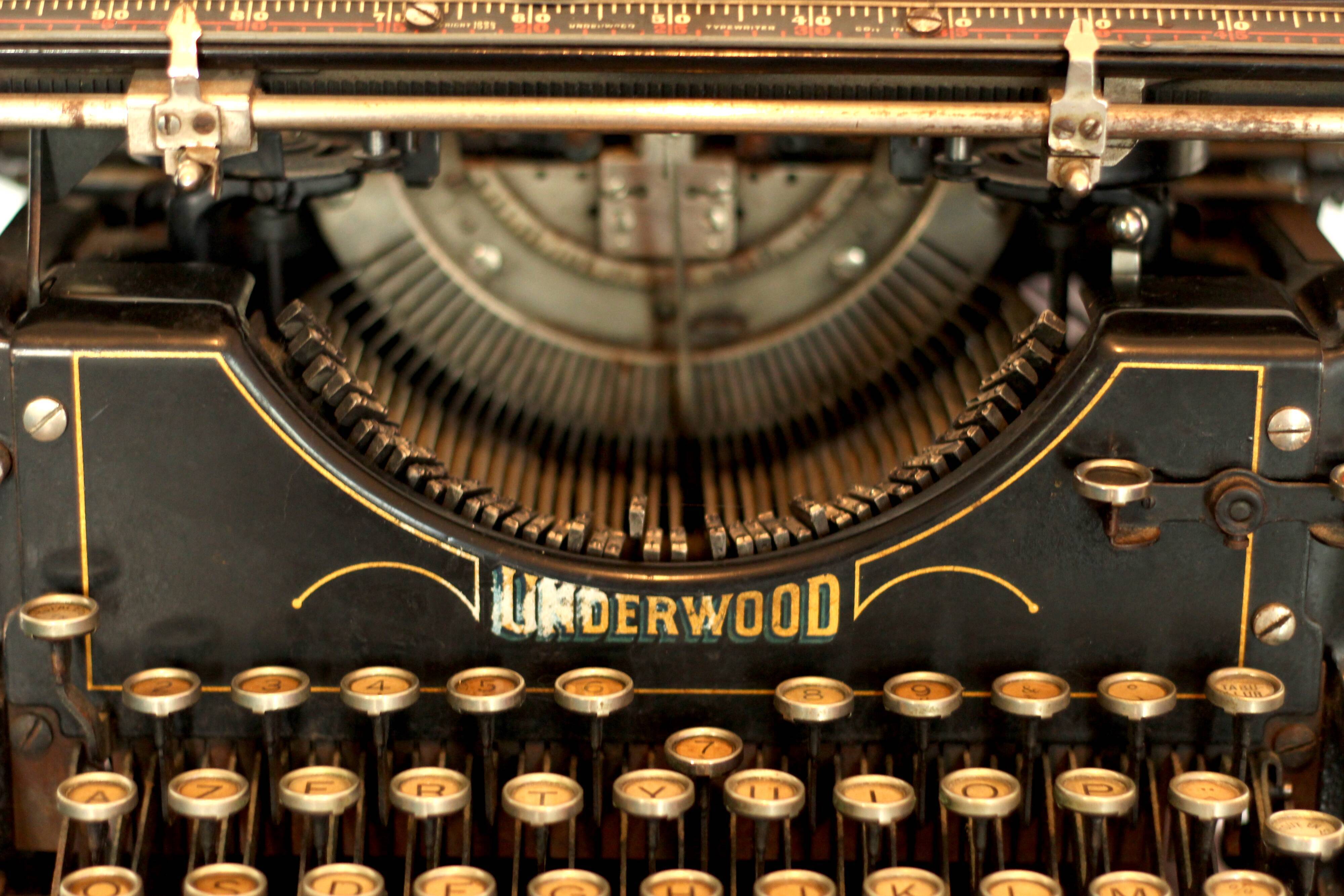 Machine à écrire underwood