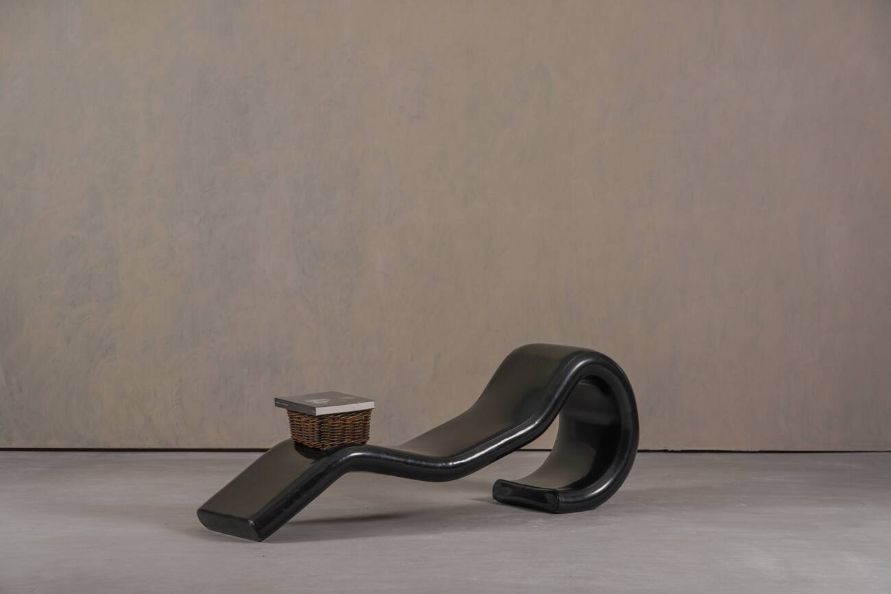 Vintage Ercolina chaise longue by Paolo Grasselli for Casprini, Italy 1980s