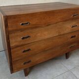 Coiffeuse, commode scandinave en palissandre, années 60