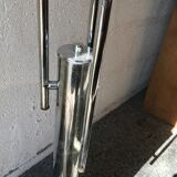 Seventies chrome floor lamp with three arms