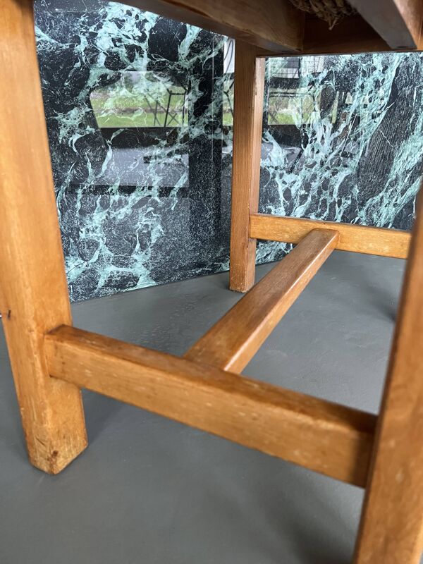 Tabouret paillé Maison Regain, circa 1970