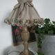 Wooden lamp foot