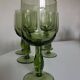 Set de 5 verres XL tulipe soufflés vert romarin