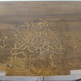 Napoleon III period colonial buffet in marquetry with orientalist decorations