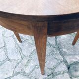 Half moon wallet table