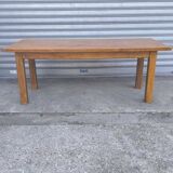 Solid beech farmhouse table 1950