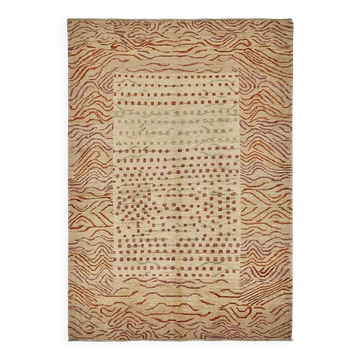 Turkish Handknotted Wool Oushak Rug 165 cm x 231 cm